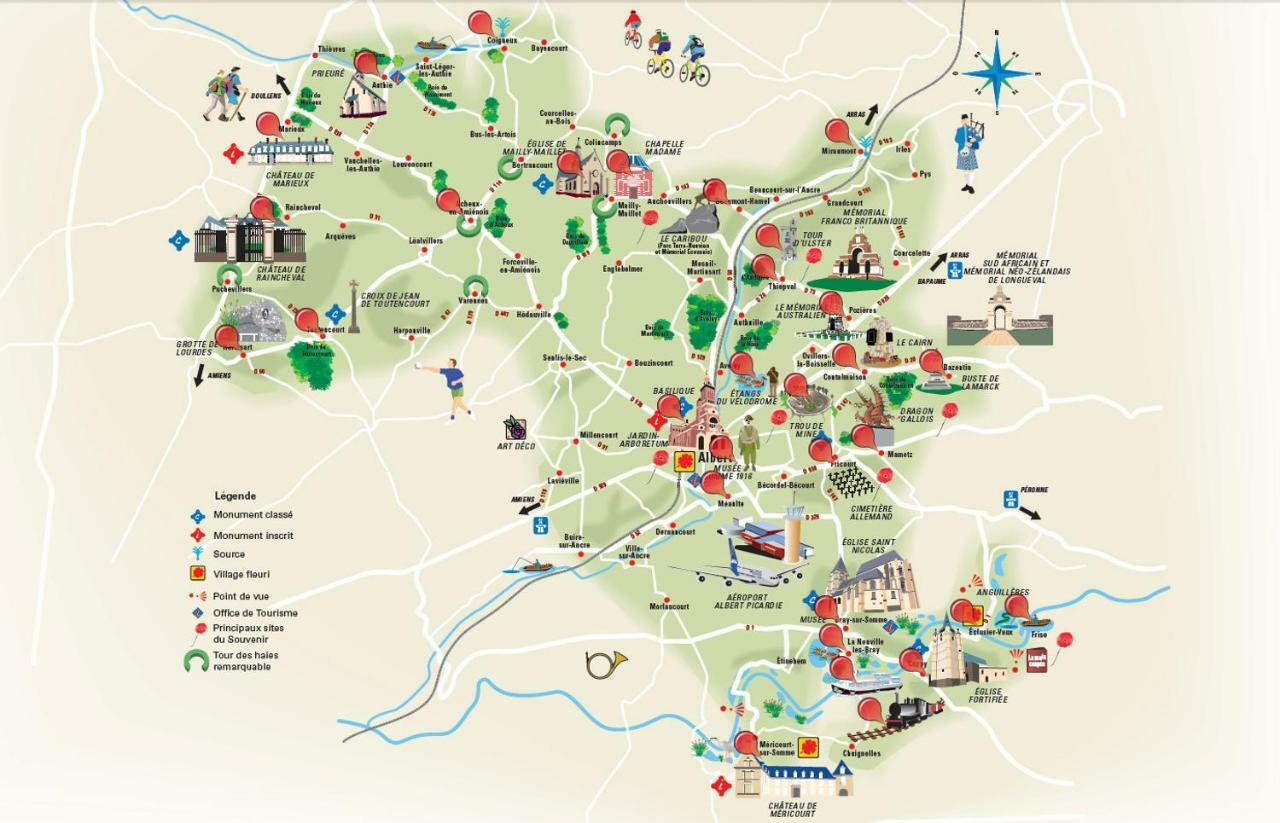 Maison 2Ch - 4 Pers En Picardie Parking Gratuit - By La Source D'Orfee Courcelette ภายนอก รูปภาพ